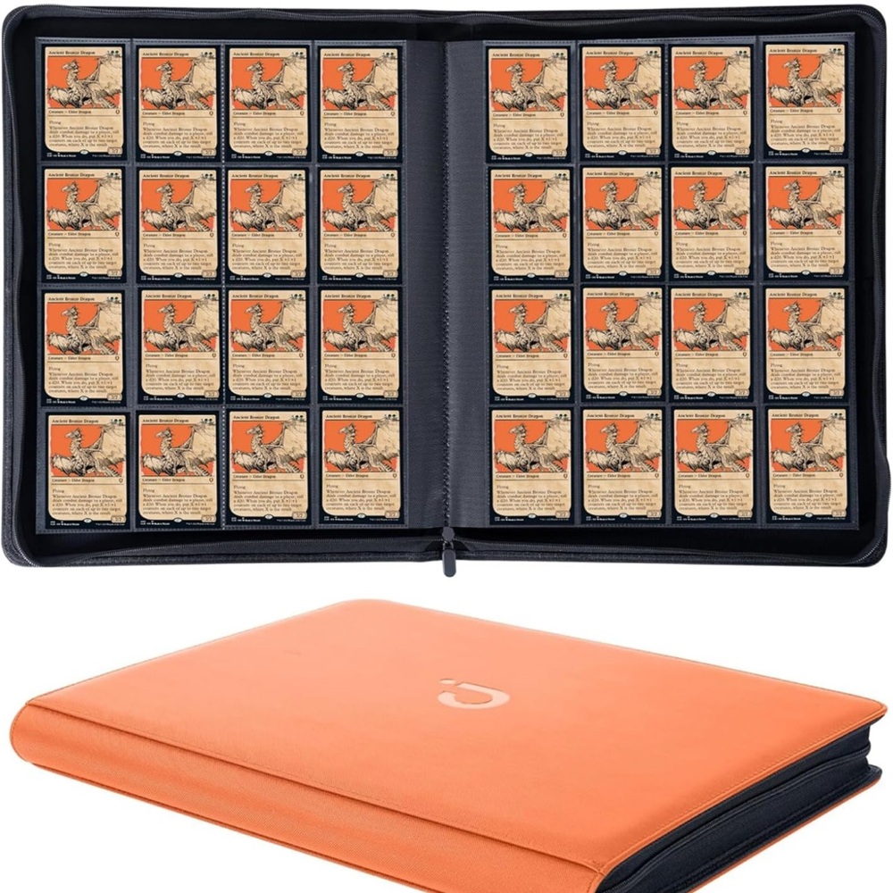 Trading Card Premium Zip Binder / 1000+ Pockets
